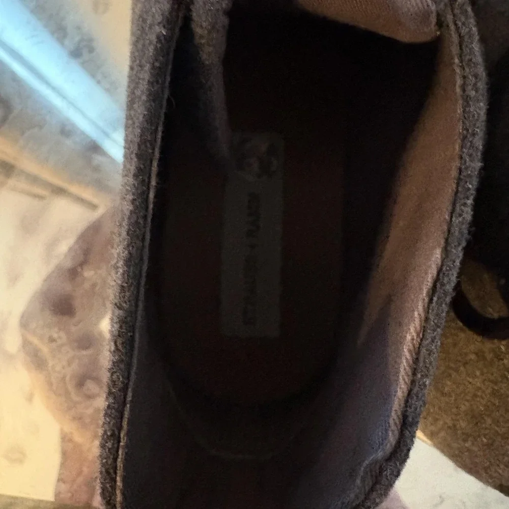 Strauss + Ramm Shoes Mens Size 13 Gray Wool Chukka‎ High Top Casual Sneakers